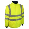 Veste haute visibilité jaune amovible parka PACA Singer
