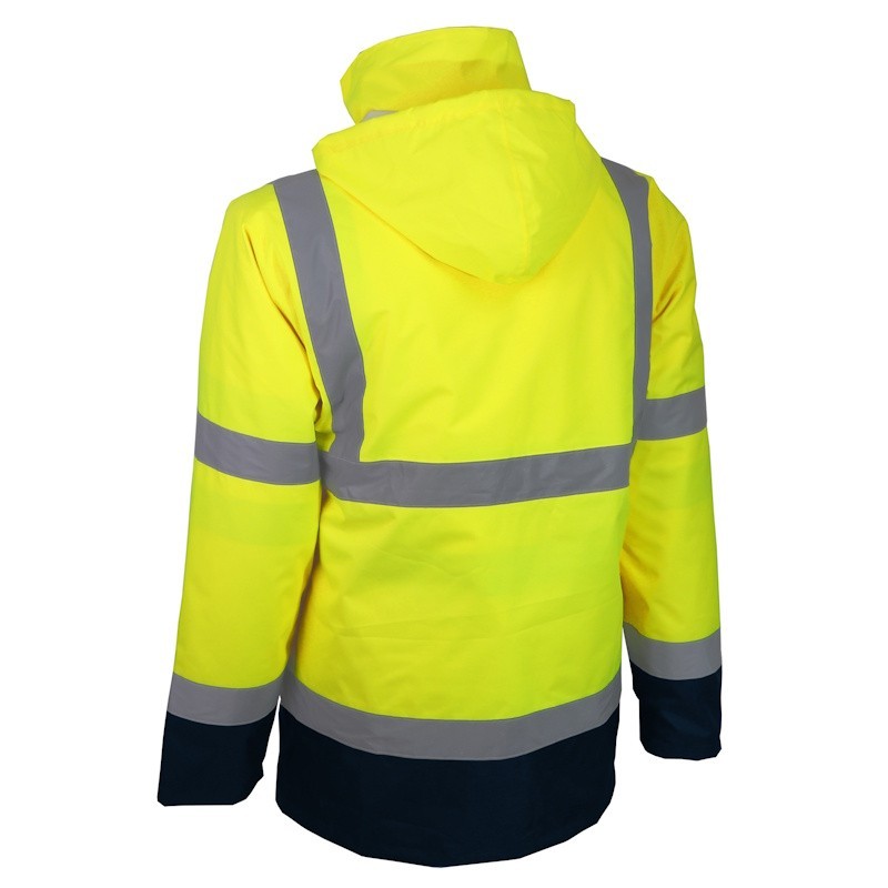 Dos parka haute visibilité jaune PACA Singer