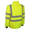 Dos veste haute visibilité jaune PACA Singer