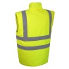 Dos gilet haute visibilité jaune PACA Singer