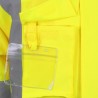 Poche de la parka haute visibilité jaune Singer