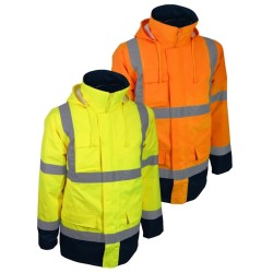 Parka haute visibilité 5 en 1 veste et manches amovibles PACA PACO Singer Safety