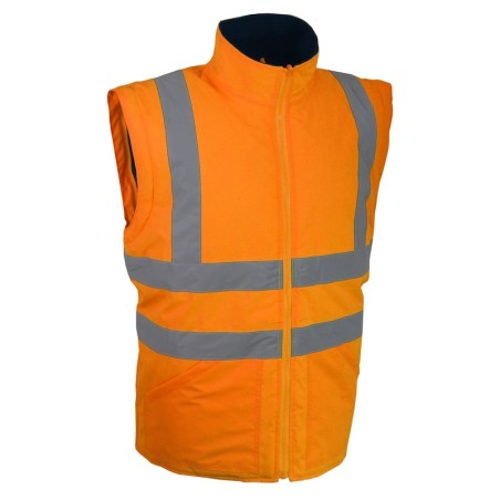 Gilet haute visibilité orange parka 5 en 1 PACO Singer