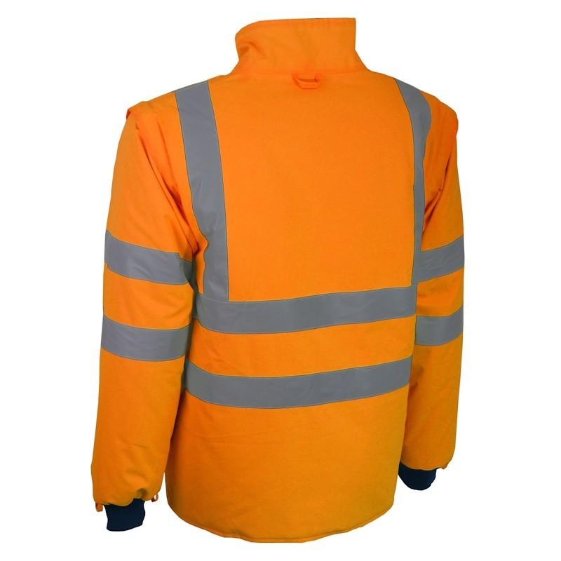 Dos veste haute visibilité orange PACO Singer