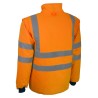 Dos veste haute visibilité orange PACO Singer