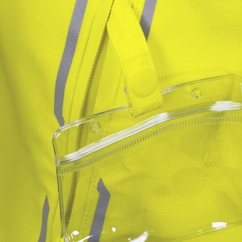Poche zippée avec porte-badge parka haute visibilité SINGER