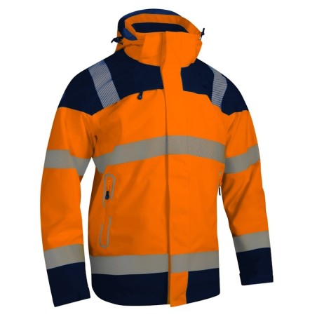 Parka haute visibilité PREMIO orange SINGER imperméable classe 3