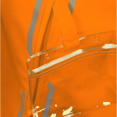 Poche zippée avec porte-badge parka haute visibilité SINGER PREMIO