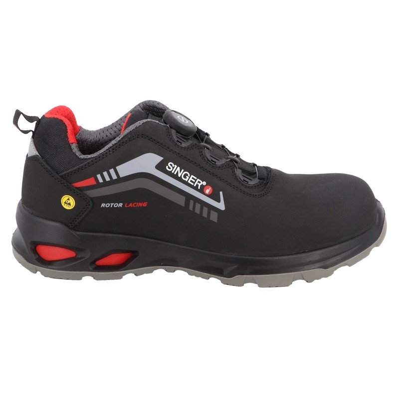 Chaussure de sécurité S3 basse Singer rotor côté extérieur