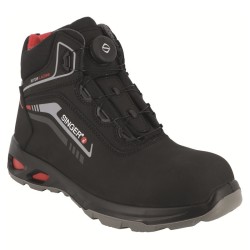 Chaussure de sécurité haute S3S à laçage rotor MONZA Singer vue profil
