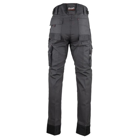 Pantalon de travail ARGILE LMA gris noir vue arrière