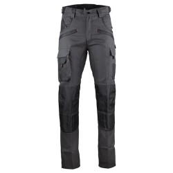 Pantalon de travail ARGILE LMA gris noir vue de face