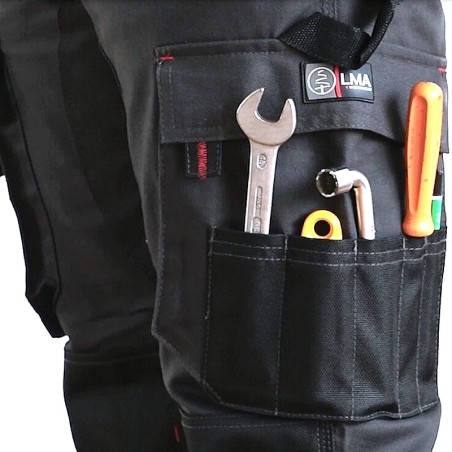 Pantalon de travail ARGILE LMA détail poche outils multipoches