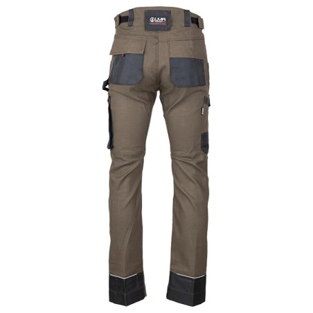 Pantalon de travail stretch STELLAIRE LMA bleu marine noir vue de face