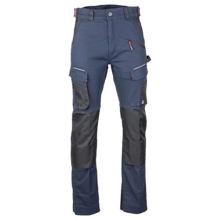 Pantalon de travail STELLAIRE LMA bleu marine noir vue de face