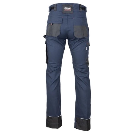 Pantalon de travail STELLAIRE LMA bleu marine noir vue arrière