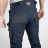 Pantalon de travail STELLAIRE LMA bleu marine noir détail dos