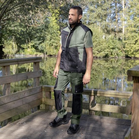 Pantalon de travail stretch MEMORY LMA en extérieur