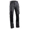 Pantalon de travail stretch COSMOS LMA gris nuit noir vue de face