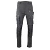 Pantalon de travail multipoches COSMOS LMA gris nuit noir vue de face