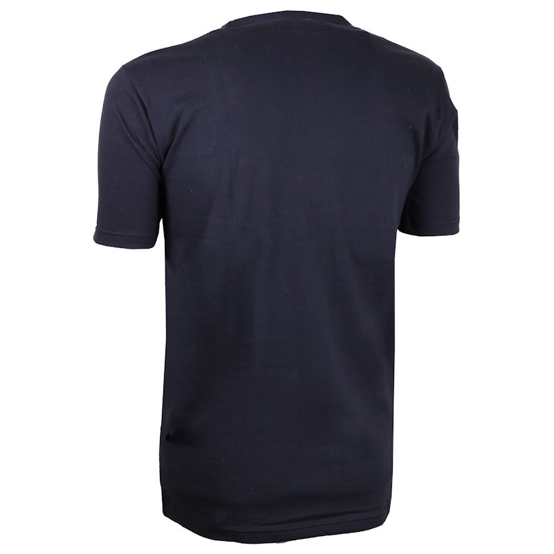 T-shirt Singer bleu vue dos textile professionnel