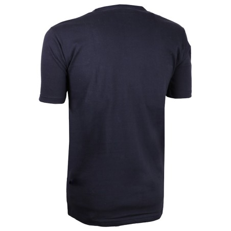 T-shirt Singer bleu vue dos textile professionnel