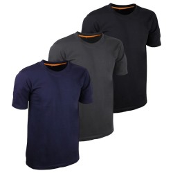 T-shirt de travail Singer 100% coton 180 g/m² manches courtes bleu gris noir