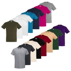 T-shirt unisexe 100% coton semi-peigné Ringspun - REGENT de SOL'S - Vêtements de travail 1