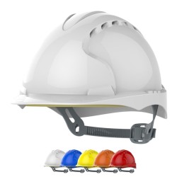 Casque de chantier Ventilé EVO2, serrage à glissière - JSP - Protection de la Tête 1