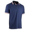 Polo homme polycoton bleu marine manches courtes Facom vue face