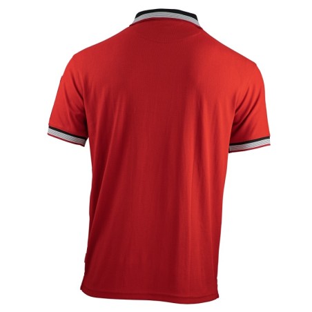 Polo homme polycoton Facom rouge vue dos