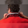 Polo homme polycoton Facom rouge détail col