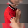 Polo homme polycoton Facom rouge détail manche gauche