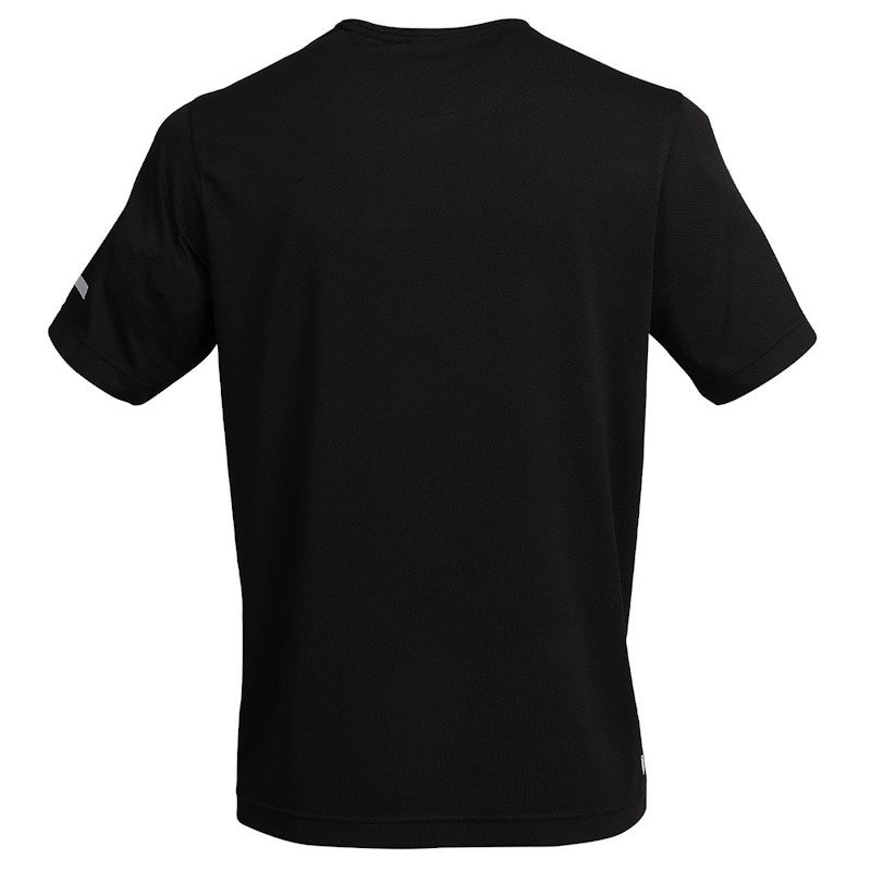 T-shirt de travail Brisbane Nine Worths dos noir 160g polyester elastanne