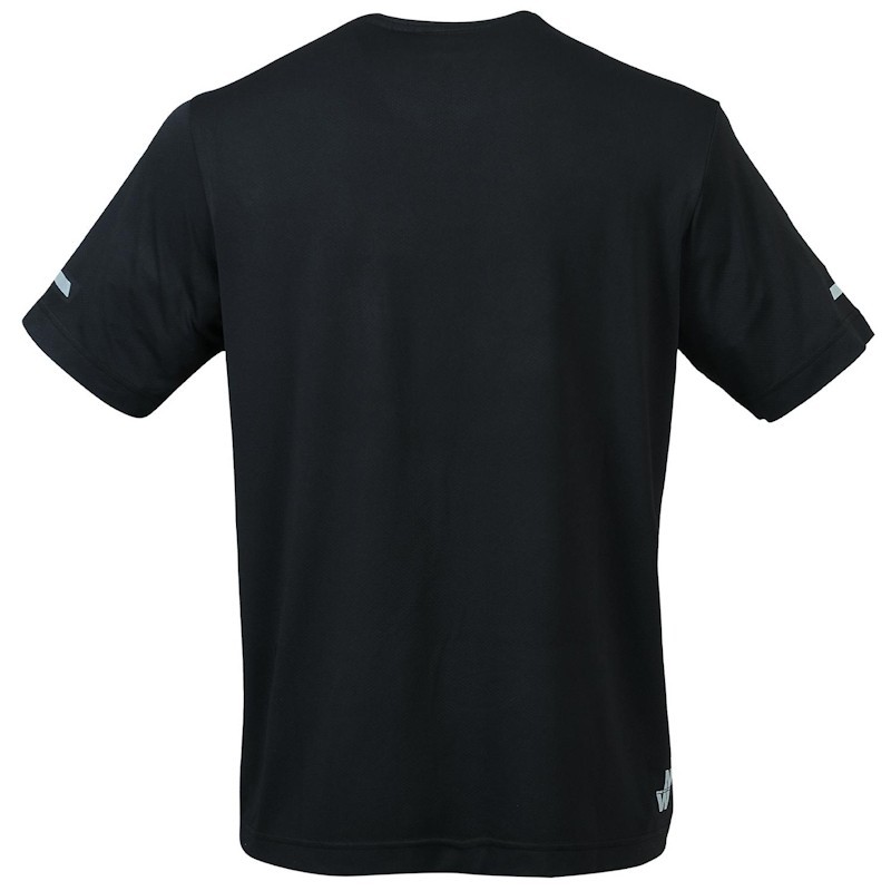 T-shirt de travail Brisbane Nine Worths noir manches courtes respirant