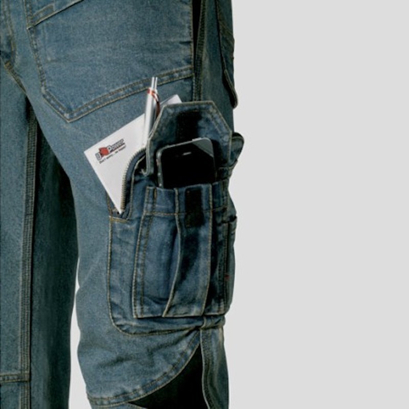 Pantalon jean stretch Traffic U-Power détail poche cargo renforcée