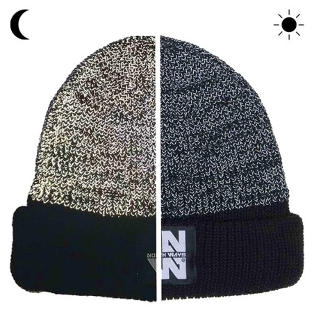 Bonnet de travail, doublure polaire - GLOW Bleu version nuit et jour