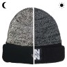 Bonnet de travail, doublure polaire - GLOW Noir version nuit et jour