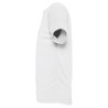 T-shirt respirant blanc manches courtes profil
