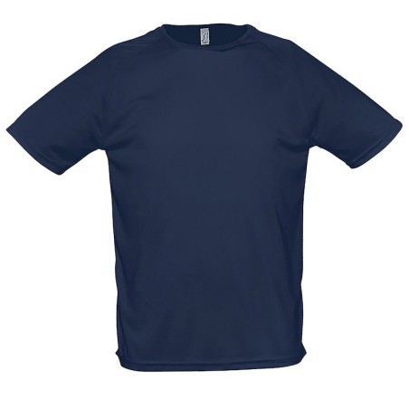 T-shirt technique marine respirant face
