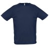T-shirt technique marine respirant face