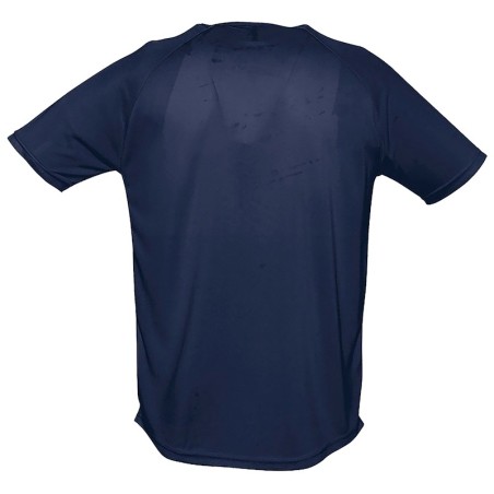 T-shirt professionnel marine léger dos