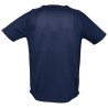 T-shirt professionnel marine léger dos