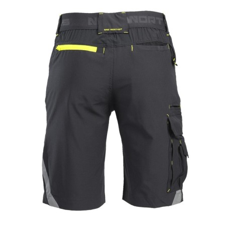 Bermuda de travail stretch HORN Nine Worths gris face arrière