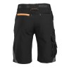 Bermuda de travail Ripstop noir et orange HORN Nine Worths face arrière