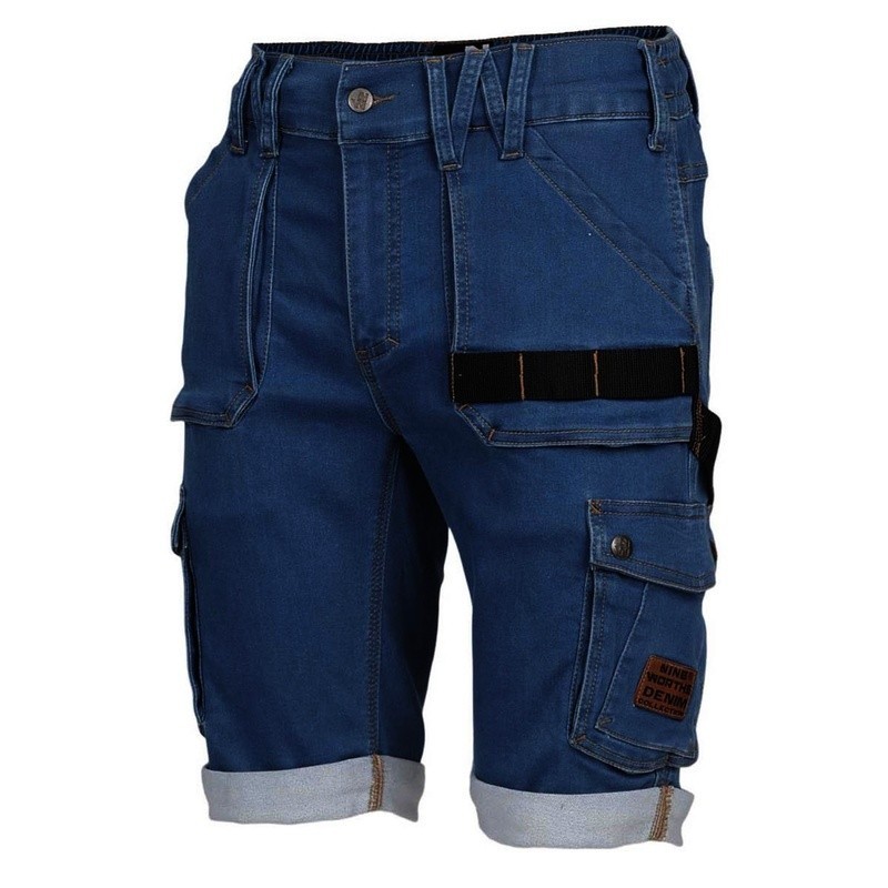 Bermuda de travail denim stretch BOLT - Nine Worths