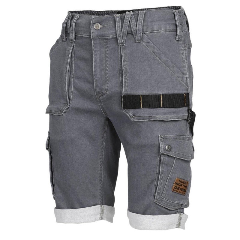 Bermuda de travail denim stretch BOLT - Nine Worths