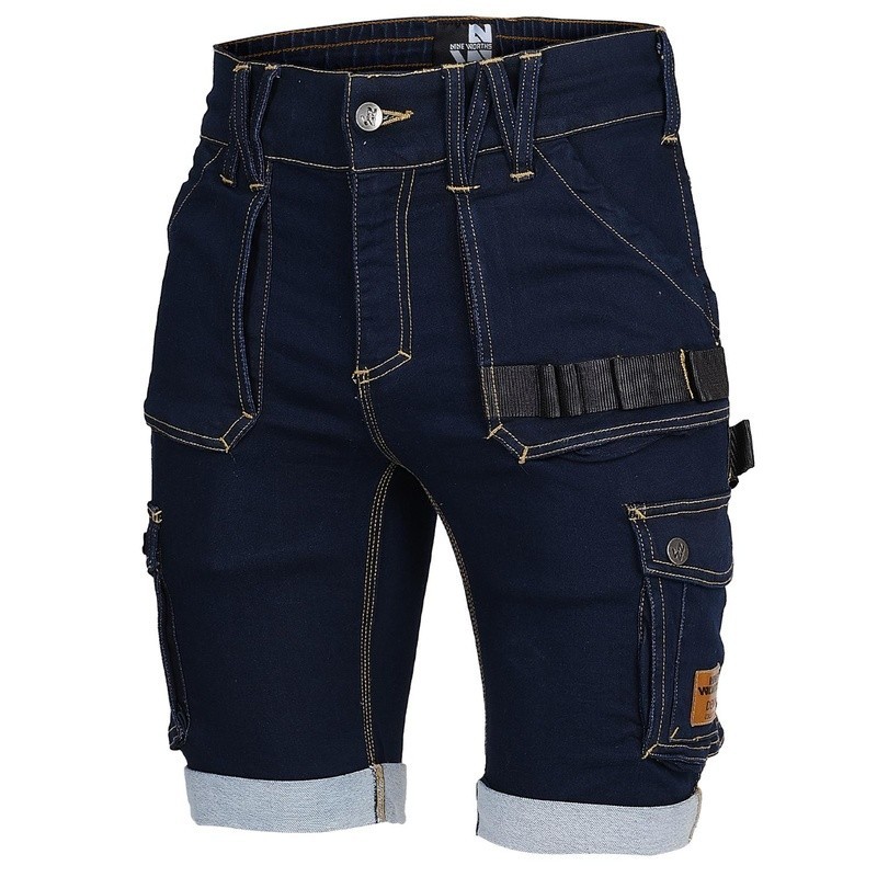 Bermuda de travail denim stretch BOLT - Nine Worths