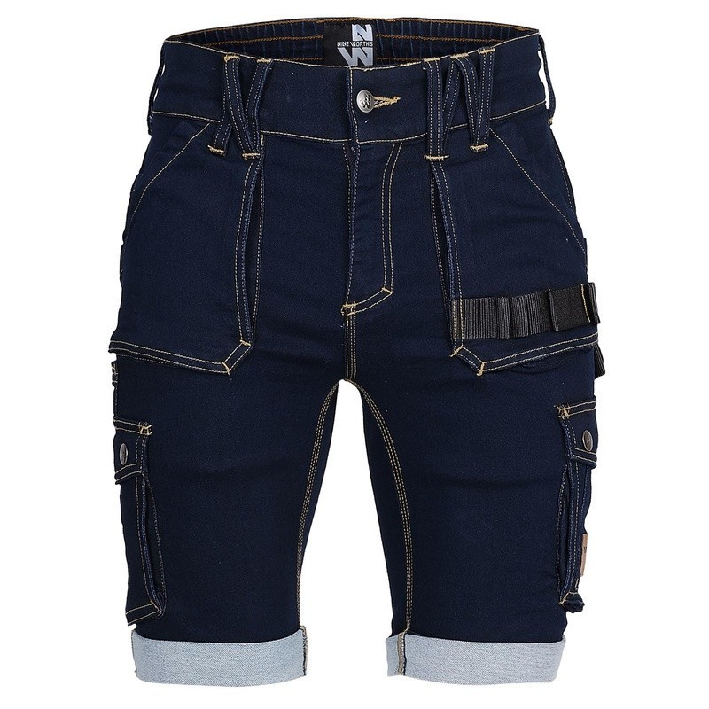 Bermuda de travail denim stretch BOLT - Nine Worths