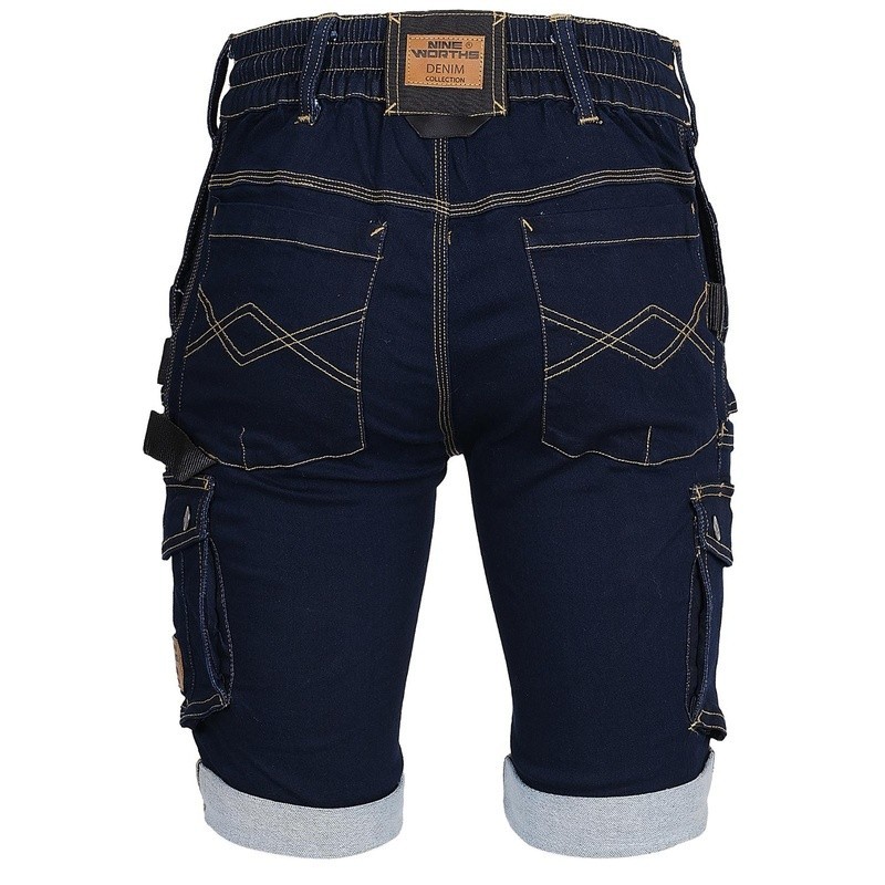 Bermuda de travail denim stretch BOLT - Nine Worths